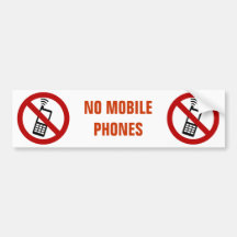 KEIN TELEFON-ZONE Zeichen - Autoaufkleber