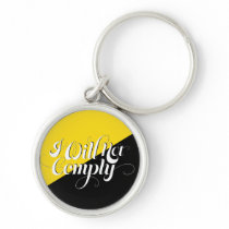 Kein willigen Keychain ein schlüsselanhänger