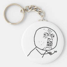 KEIN Y U (Vorlage) - Keychain Schlüsselbänder