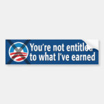 KEINE Bezeichnungen: Anti-Obama-Autoaufkleber