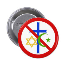 Keine Religion Anstecknadelbutton