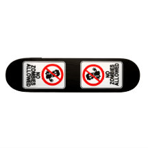 Keine Zombies erlaubten Skateboard Individuelles Deck