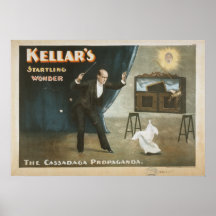 KELLAR MagierIllusionist VARIETÉ Plakat