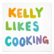 Kelly mag Wortkunst des Spaßes kochen bunte einzig Ankündigungen