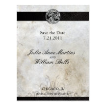 Keltische Knoten-Save the Date Postkarten