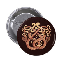 Keltische Schlangen Button