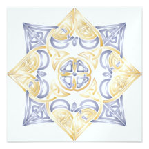Keltische Wedding Knoten-Einladung (traditionell)
