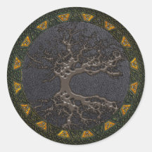 Keltischer Baum des Lebens Aufkleber