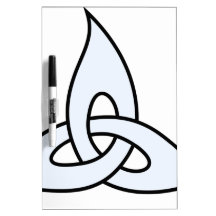 Keltisches Blatt Triquetra Memoboard