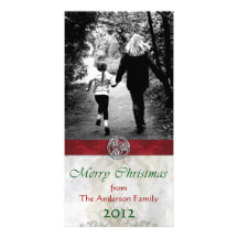 Keltisches Knoten Triskelion HolidayChristmas Foto Individuelle Photo Karte
