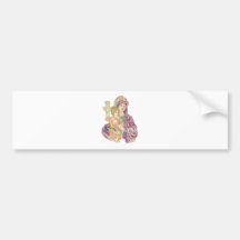 Keltisches Weihnachten Madonna Auto Sticker