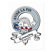 Kennedy-Clan-Abzeichen Postkarten