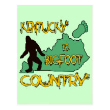 Kentucky ist Bigfoot-Land Postkarten