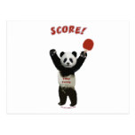Kerbe-Panda-Klingeln Pong Postkarten