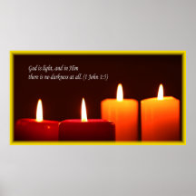 Kerzen-Plakat