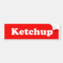Ketschup Autosticker