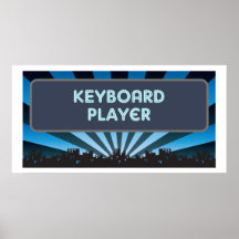 Keyboarder-Festzelt Posterdruck