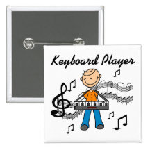 Keyboarder-Knopf Anstecknadel