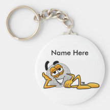 Keychain-Golf-Personifizieren Sie Schlüsselbänder