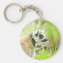 Keychain-Lemur - Ring angebunden Schlüsselband