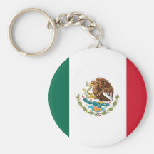 Keychain mit Flagge von Mexiko Schlüsselbänder