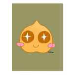 Kichererbse kawaii postkarten