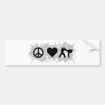 Kickboxing Auto Sticker