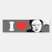 Kim Jong Il Auto Sticker
