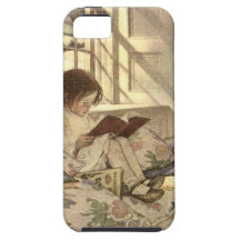 Kind liest Buch - Vintage von Jessie Willcox Smith iPhone 5 Hülle