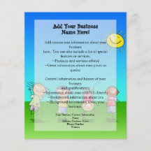 Kinder, die draußen an einem sonnigen Tag spielen Personalisierte Flyer