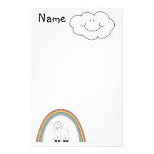 Kinder stationär bedrucktes papier