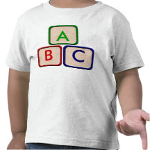 Kinderalphabet-Block Shirts
