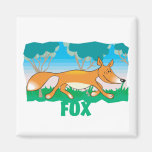 Kinderfreundlicher Fox Magnete