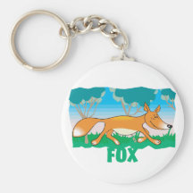Kinderfreundlicher Fox Schlüsselbänder