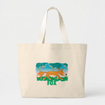 Kinderfreundlicher Fox Tragetaschen