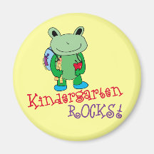 Kindergarten-Felsen Kühlschrankmagnet