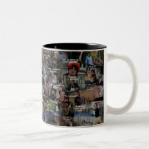"Kindergeschichts" Zitat-Collage Kaffeehaferl