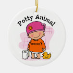 Kinderleichte Tiermädchen-Verzierung Ornamente