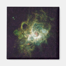 Kinderzimmer der Sterne in einer gewundenen Galaxi Kühlschrankmagnet
