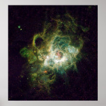 Kinderzimmer der Sterne in einer gewundenen Galaxi Posterdruck
