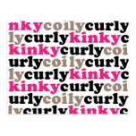 kinkycurlycoily Postkarten