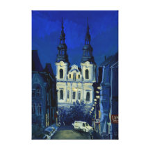 Kirche in Krakau Leinwanddruck