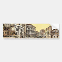 Kirche Sans Geremia, Klassiker Photochr Venedigs,  Auto Sticker
