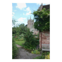 Kirche von St Thomas von Canterbury, Cothelstone,  Fotodruck