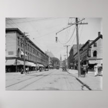 Kirchen-Straße Plakatdrucke
