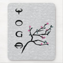 Kirschblüte Mousepad - Yoga-Geschenke