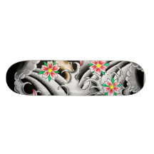 Kirschblüten Bedrucktes Skateboard
