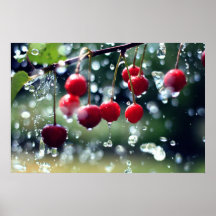 Kirschen im Sommerregen Plakat