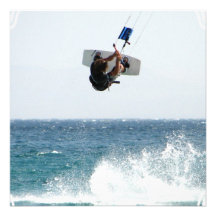 Kiteboarding Sprungs-Einladung
