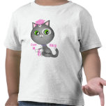 Kitty-Katzen-T-Shirt des Mädchens kundenspezifisch